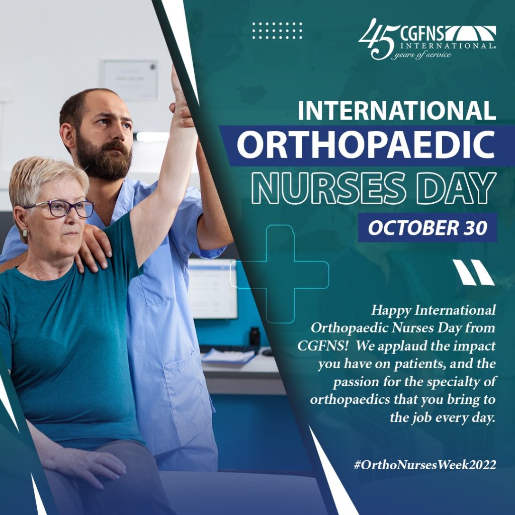 2022 International Orthopaedic Nurses Day CGFNS International, Inc.
