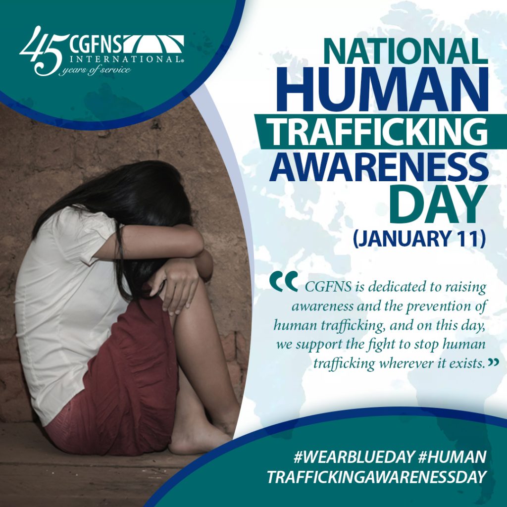 2023 National Human Trafficking Awareness Day CGFNS International, Inc.